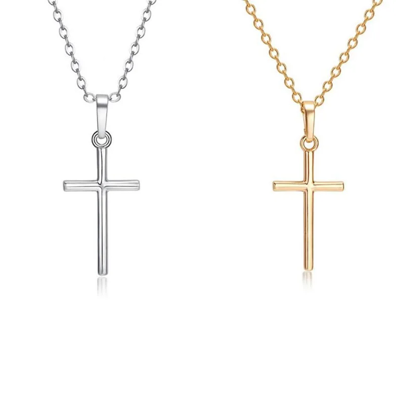 2pcs Cross Necklace For Both Women And Men Alloy Necklace Fashion Trend Necklace Party Holiday Gift