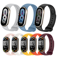 Silicone Strap for Mi Band 8 9 10 SmartWatch Sport Replacement Wrist pulseira correa for Xiaomi MiBand10 9 Bracelet Accessories