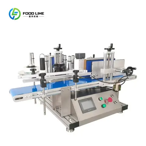 Labeling Customized Automatic Labeling Machine Round Bottles Sticker Labeling Machine with Batch Date Printer