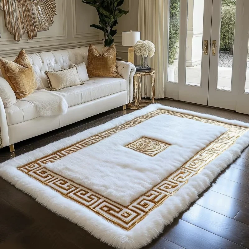 

Factory direct sales imitation wool rabbit fur carpet fluffy soft carpet home decoration