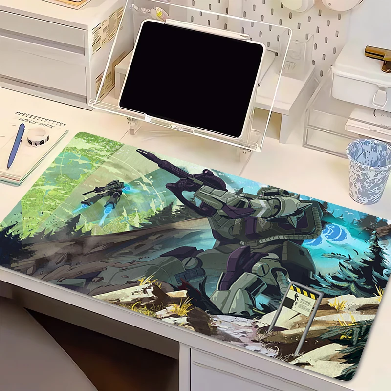 Mouse Pad Mechanical Warrior G-gundam Z-zaku II Anime rubber table Game Desk mat Computer Keyboard Pad PC gaming carpet mousepad - view 4