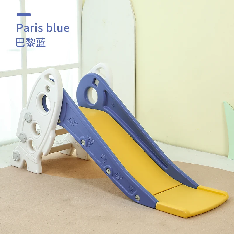 2026 Indoor Household Educational Plastic Small Children 1-5 Years Old Baby Foldable Storage Rocket Slide for Daycarepromote sal