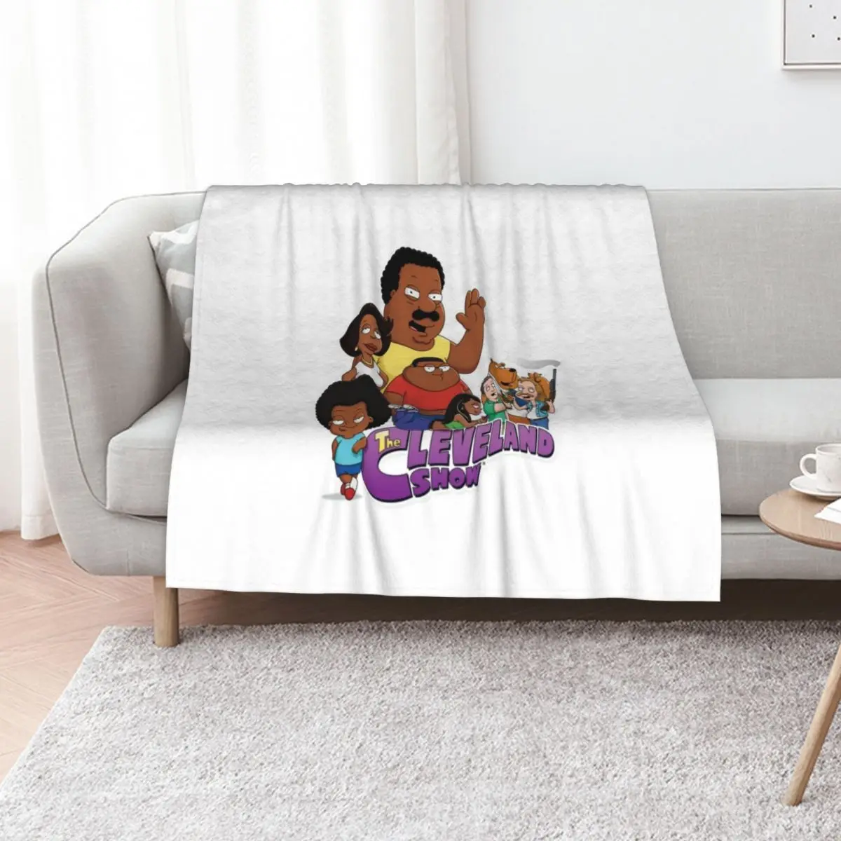 The Cleveland show Throw Blanket Sofa Soft Bed Fashionable Beautifuls for sofa Summer Beddings Blankets