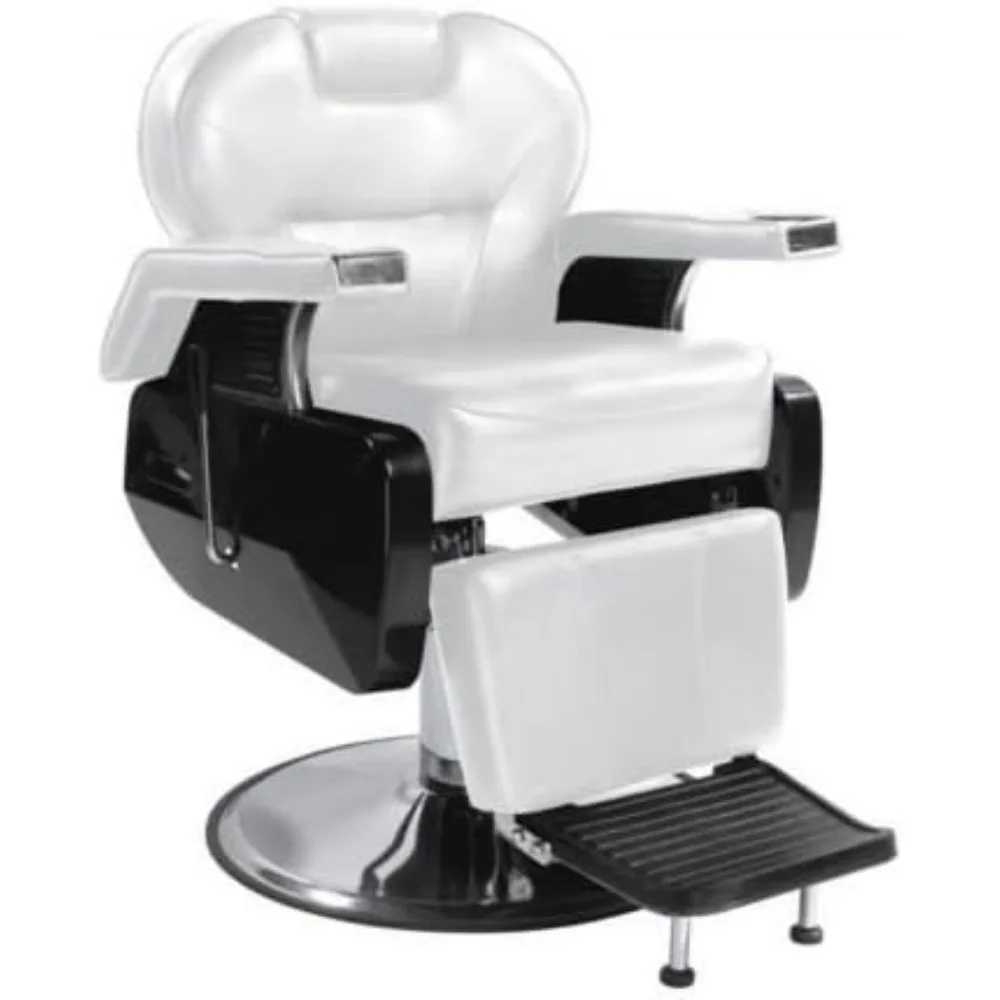 

Barber Chair All Purpose Hydraulic Salon Chair Styling Chair with Backrest and Footrest Ergonomic Design for Professional Hair C