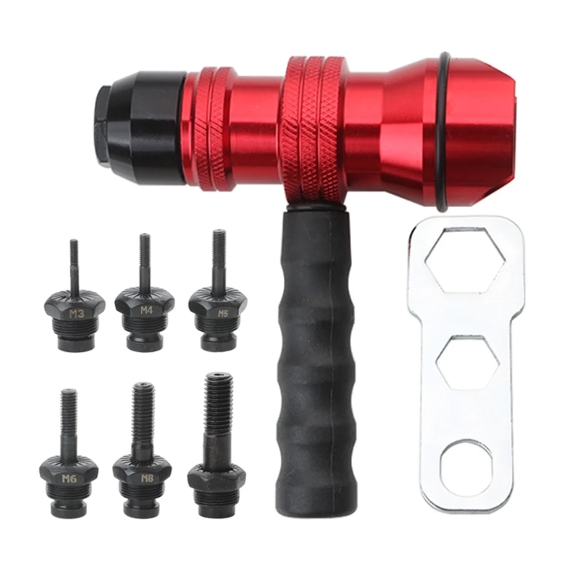 

K1KA Electric Rivet Guns Removable Electric M3-M10 Rivet Nut Tool Adapter Insert Nut