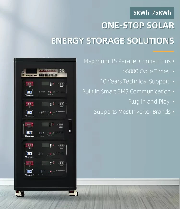 Factory 10KWH-50KWH Split Solar Energy Storage System Can Communication Port 51.2V LFP Cell Stackable ESS