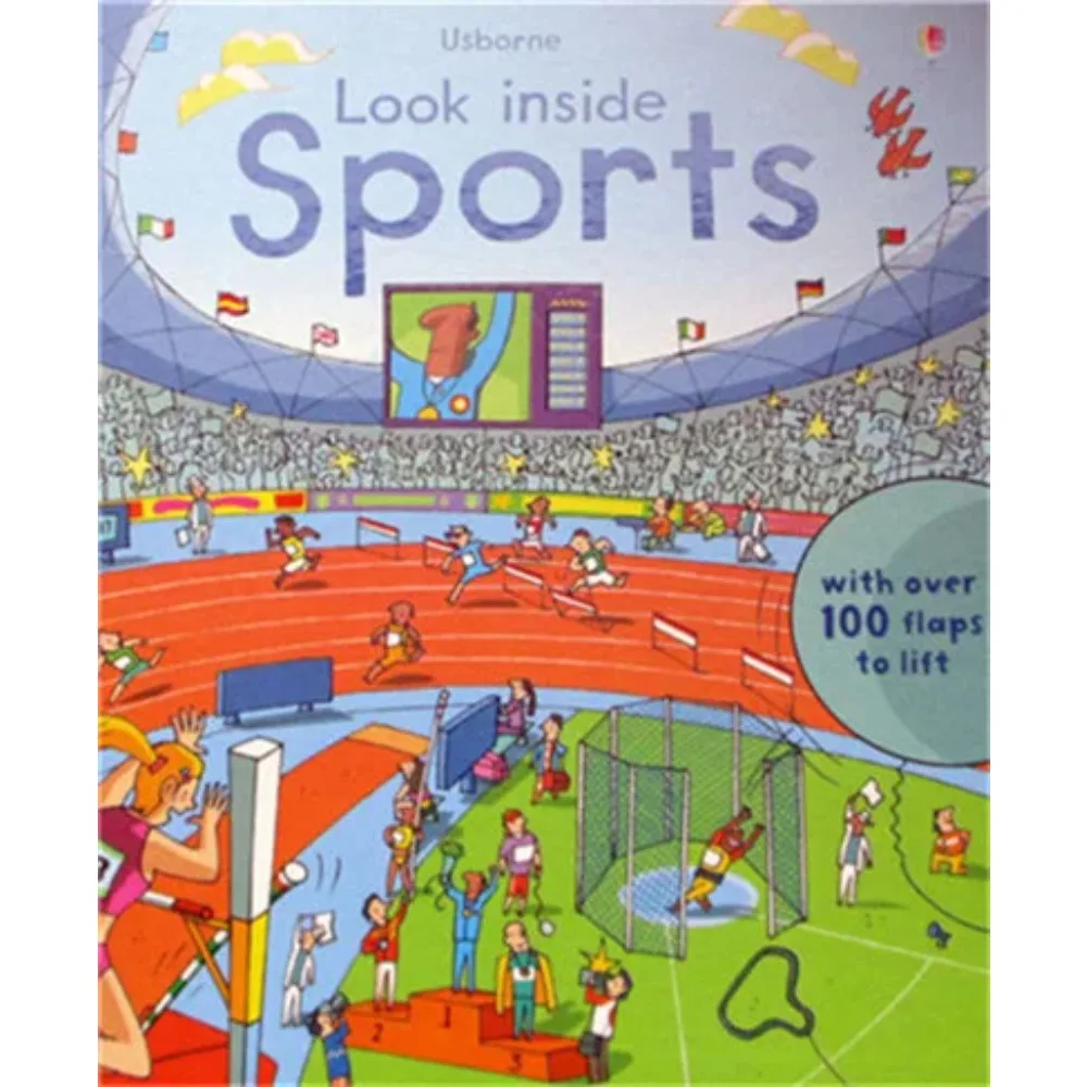 Usborne's „Look /See Inside“-Serie enthüllt den manuellen Flip-Mechanismus