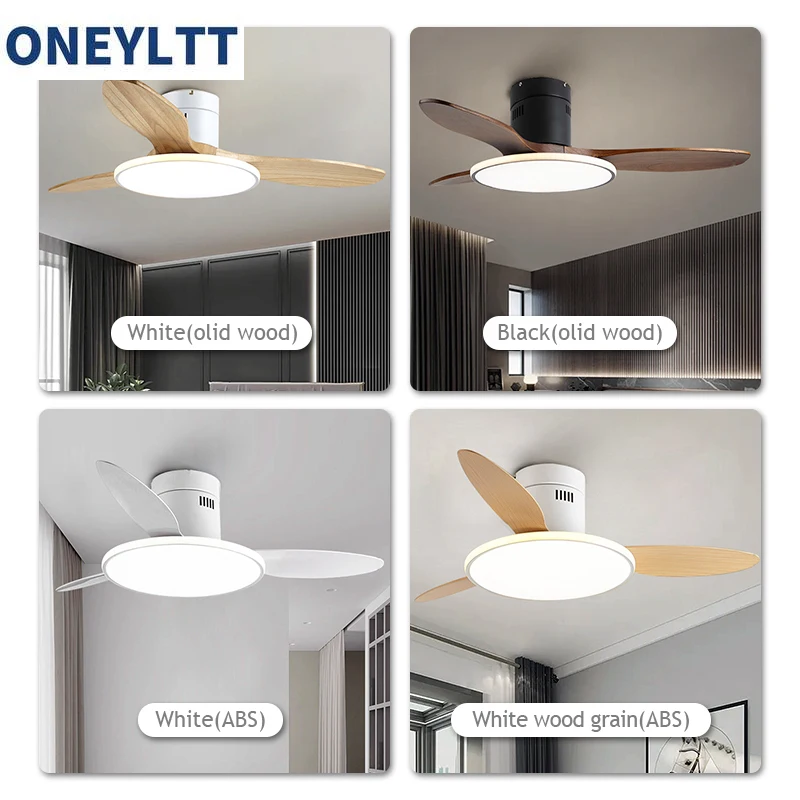 Fashion Ceiling fan with Ultra-thin LED Lamp Nordic Minimalist Ceiling Fan Light for Bedroom Living Room