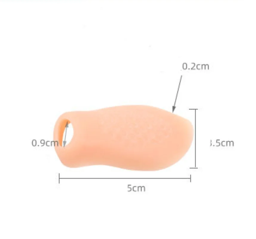 1Pair Gel Silicone Little Toe Thumb Finger Separator Hallux Valgus Corrector Pads Protector Bunion Pedicure For The Feet