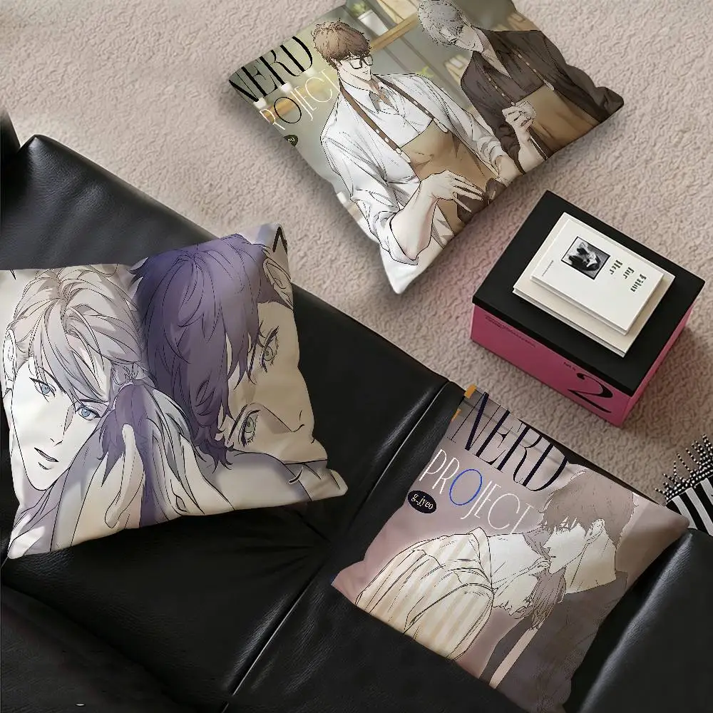 Nerd Project bl Anime Cushion Cover Decorative Pillow Sofa Home Decor case pillow cases