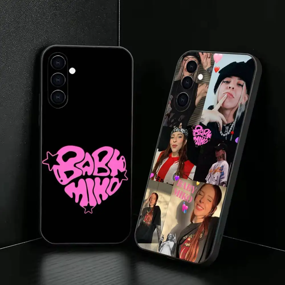 Rap Y-Young M-Miko Anti-drop Phone Case For Samsung Galaxy A73,A72,A71,A70,A53,A52,A51,Others Soft Black Cover