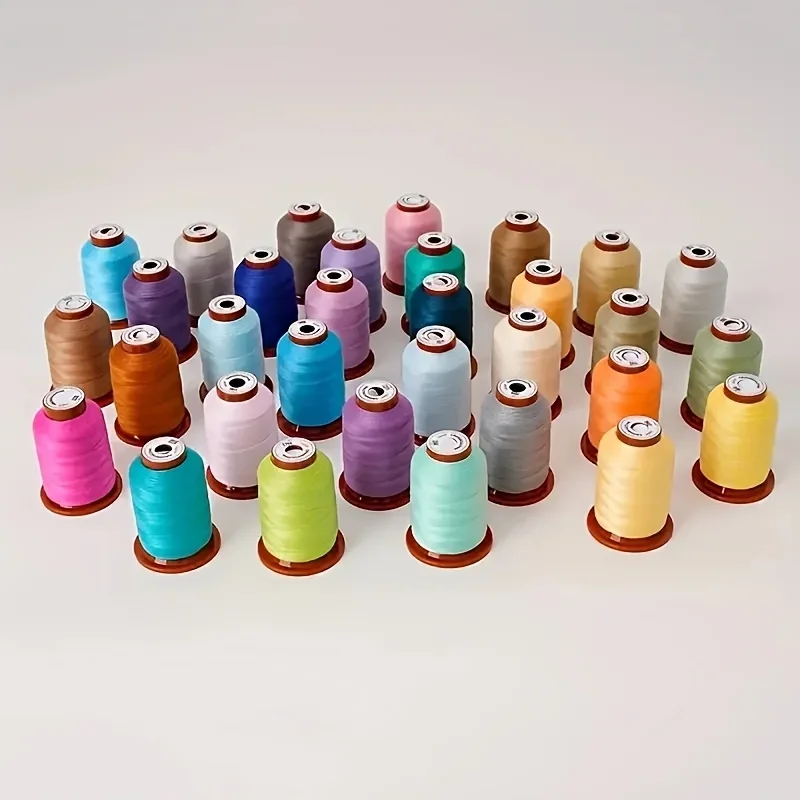 

32 Color Home Sewing Machine Polyester Sewing Thread Small Thread 402 Sewing Thread 500 Yards of Hand Sewing Thread