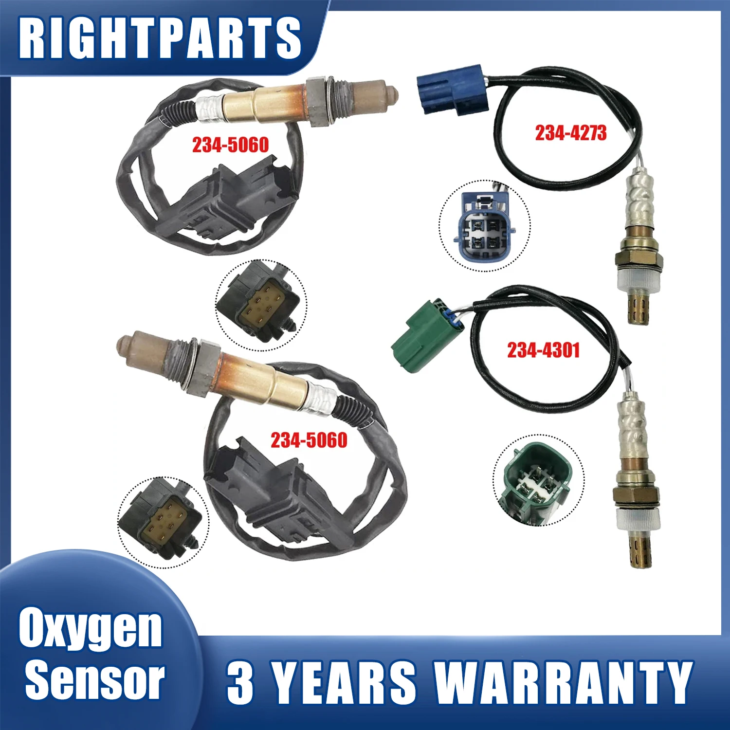 

Upstream+Downstream Oxygen O2 Sensor 234-5060 234-4301 234-4273 For Nissan Altima 3.5L 2004 2005 2006 Quest 3.5L 2007 2008 2009