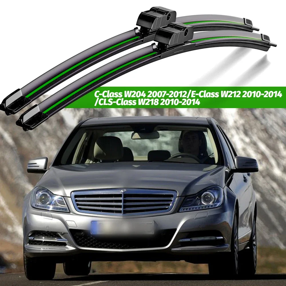 

Wiper LHD Front Wiper Blades For Mercedes Benz W204 W212 W218 Windshield Windscreen Window Car Rain Brush 24"+24" Accessories