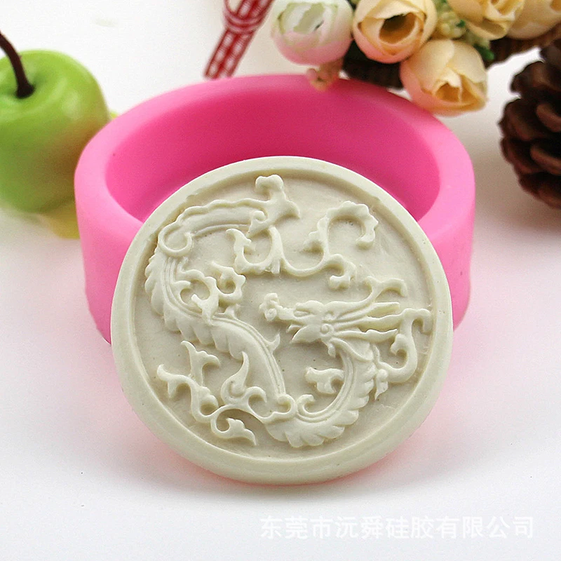 Dragon Craft Art Silicone Soap Mold Silicon Molds DIY Handmade Soap Molds for Soap Making