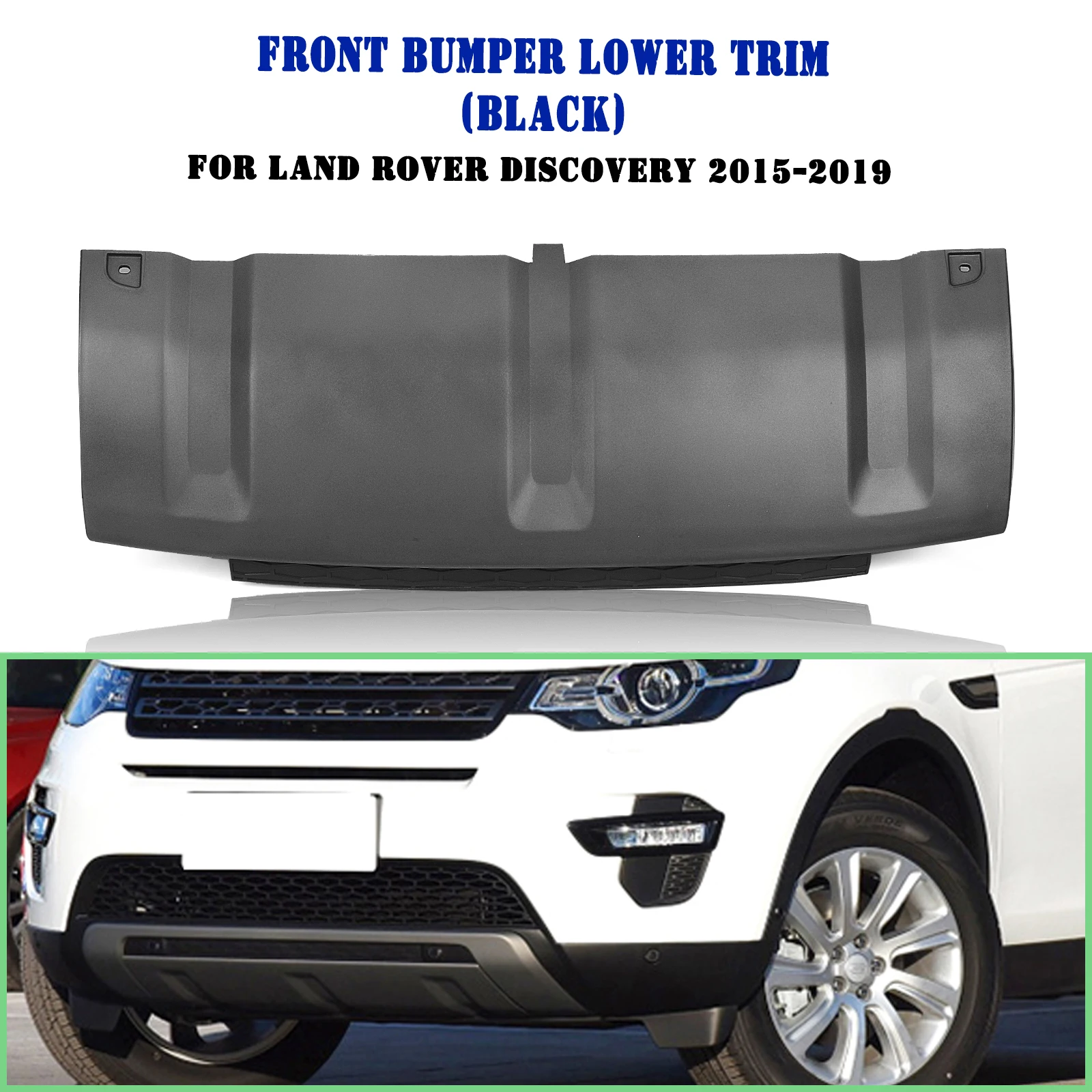 

For Land Rover Discovery Sport L550 2.0L 2015-2019 Front Bumper Skid Protector Guard Plate Lower Tow Hook Cover Towing Cap