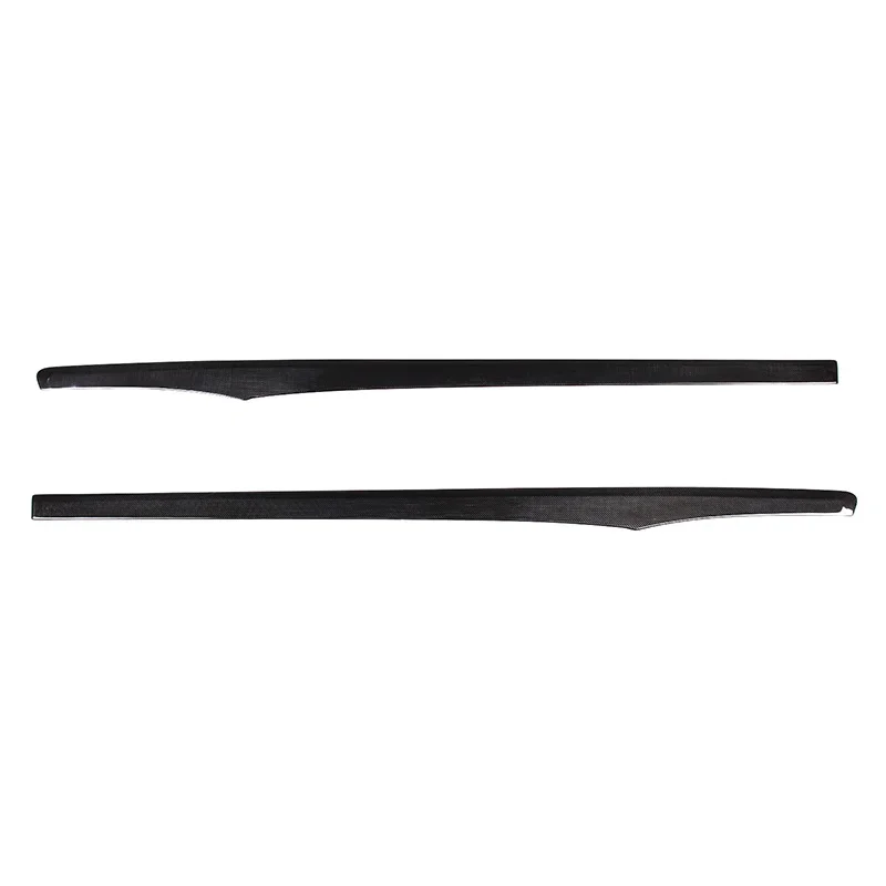 

2PCs Real Carbon Fiber For Porsche 911 2013 2014 2015 2016 2017 2018 Car door decorative strip sticker protection accessories