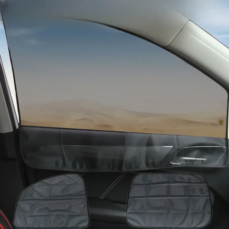 New Car General Sunshade Heat Insulation Sunshade Net Side Guard Board Car Net Magnetic Curtain Matching Car Sunshade Tourism