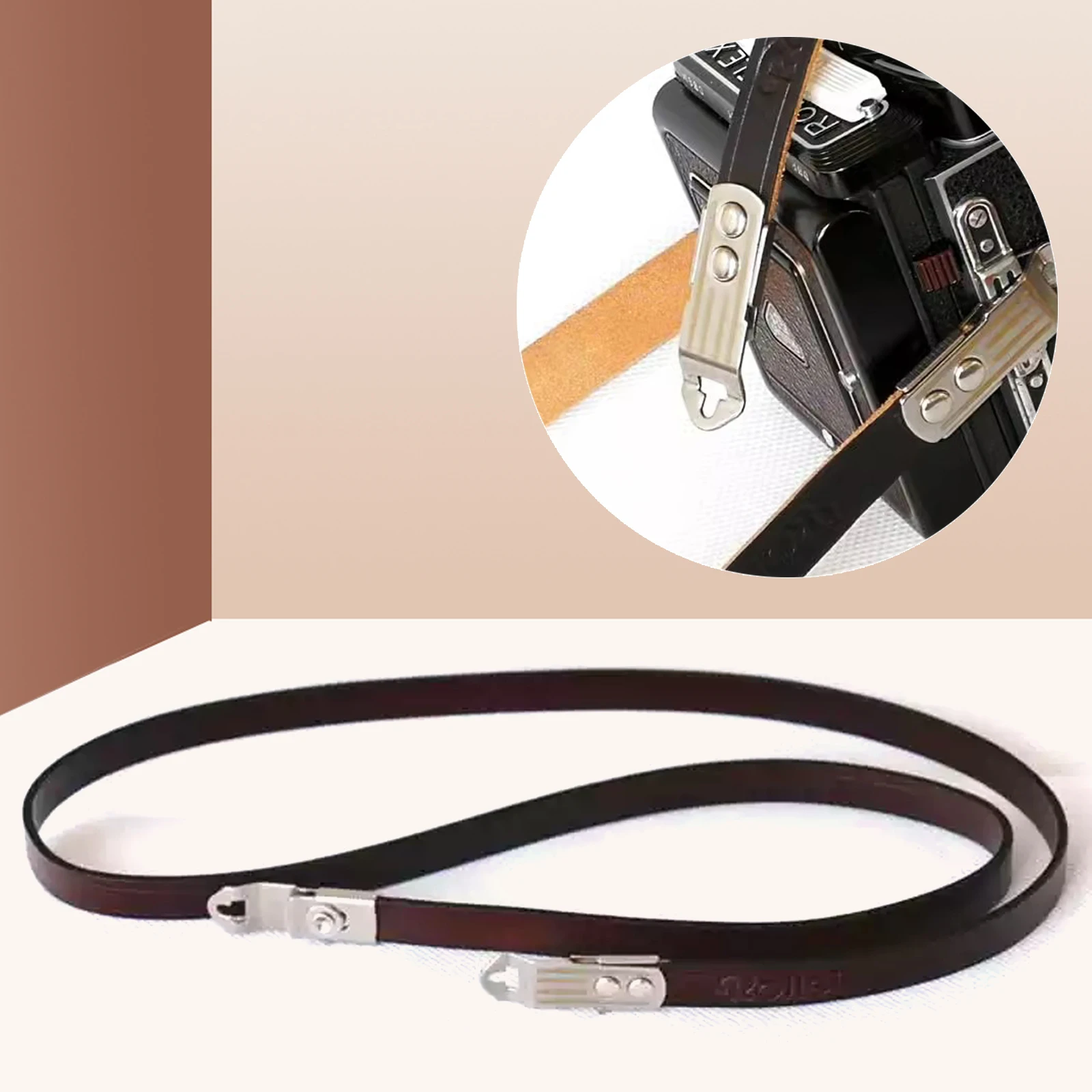 Camera Strap for Luliked Strap 75/3.5 MX EVS Double Reverse Rolleicord VB Exquisite Retro Style