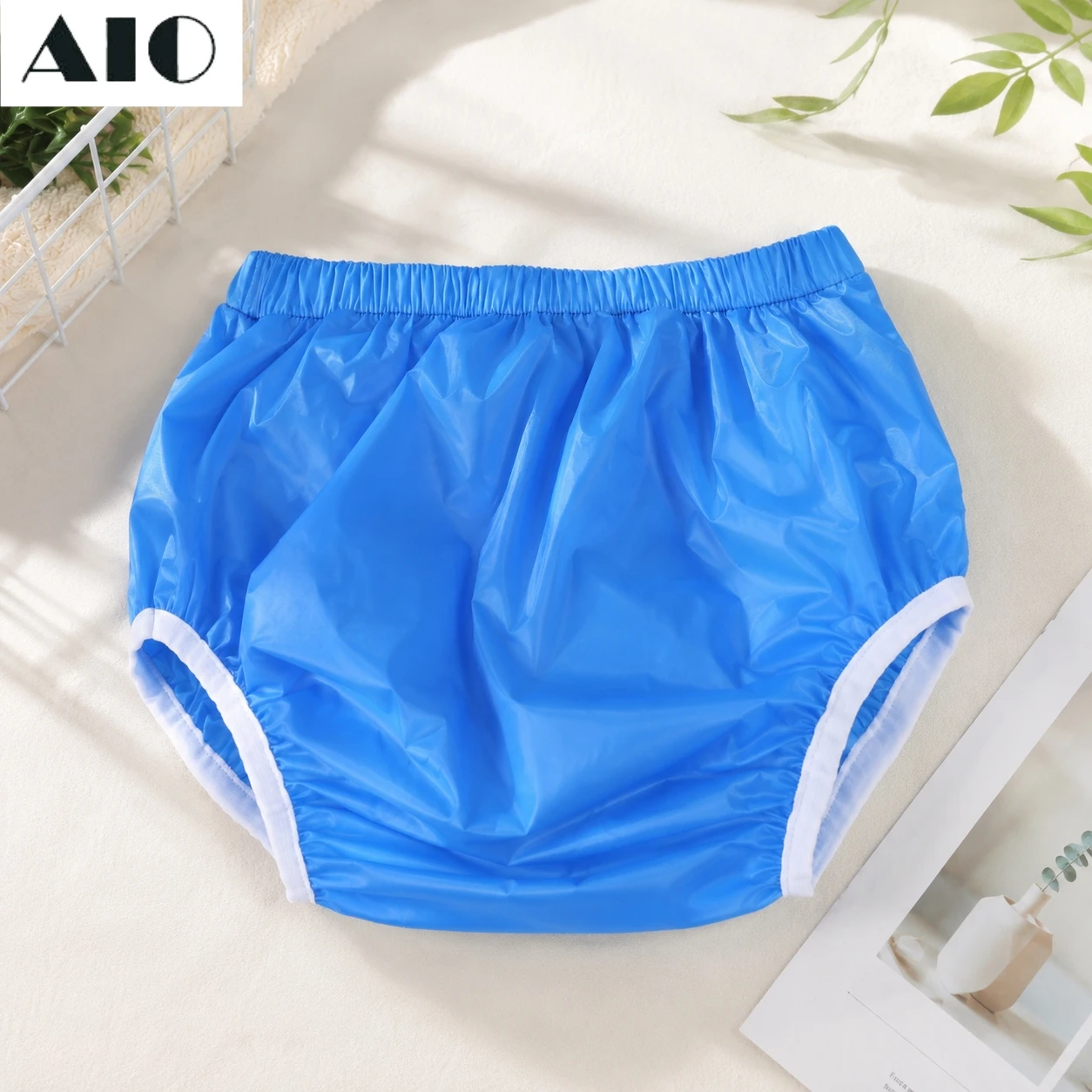 Adult Incontinence Plastic Pants TPU Water Resistant Reusable Diaper Cover Leakproof Underpant Special Need Underwear Briefs
