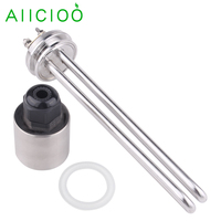 1.5'' Tri-Clamp Immersion Heater 220v Electric Brewing Heating Element for Water Liquid Heat 2500w/3500w/4500w SUS304