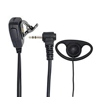 G Shape Walkie Talkie Earpiece Mic PTT Surveillance Headphone Earphone Headset for Motorola T5428 XTR446 MR355R Em1020R Tlkr T7