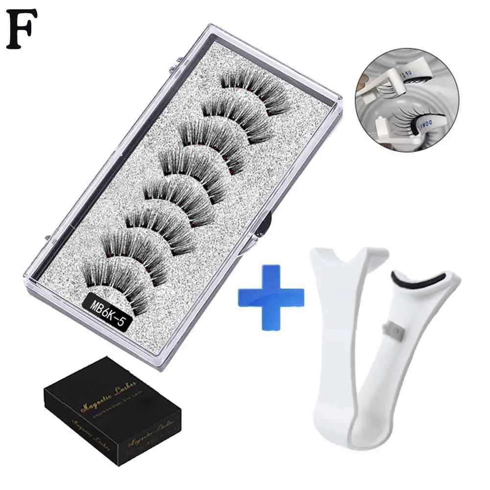 MB1K-5 Nieuwe 3D Magnetische Wimperextensions, Natuurlijke Wimperkrultang Verzenddoos Wimperextensions Nepwimpers Herbruikbaar Ondersteuning Dagelijks Gebruik Wimpers