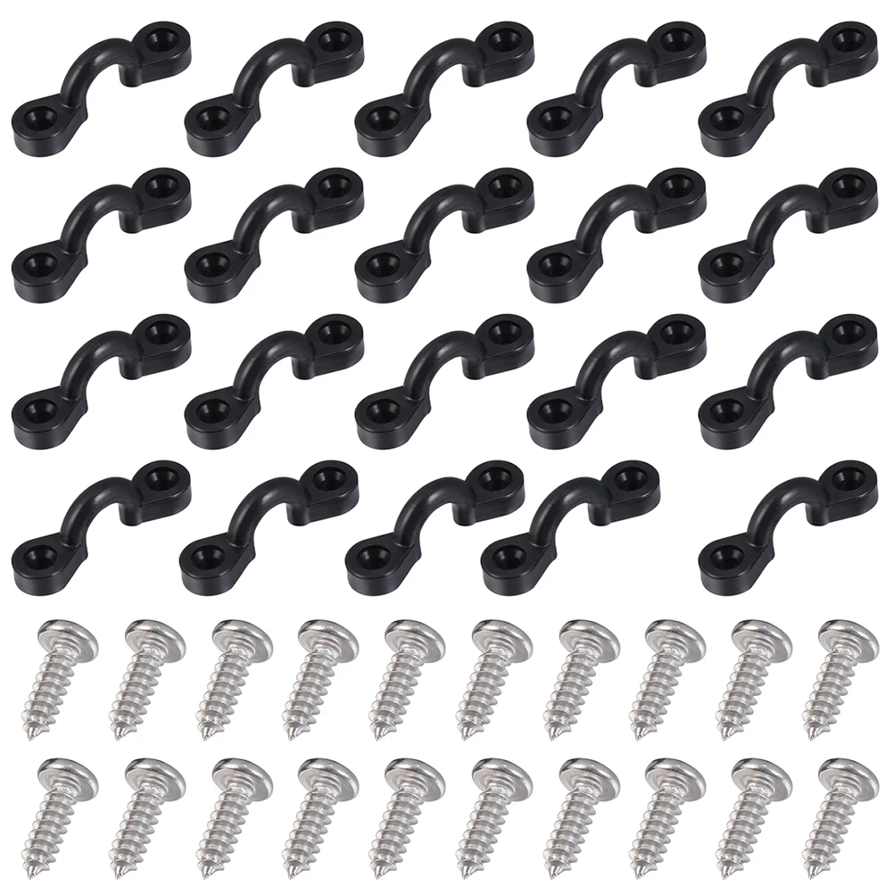 

1 set Kayak Deck Buckle High Strength Plastic Lightweight Replacement Fittings Extra Tie Down Points For Canoeing