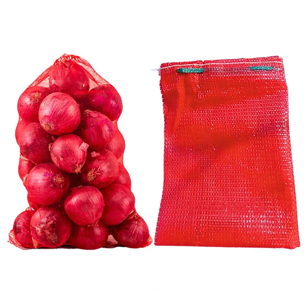 Mesh Bag for Harvesting Reusable Mesh Onion Bags Breathable Vegetable Storage Net Bags for Home Strong for Onions for Vegetables