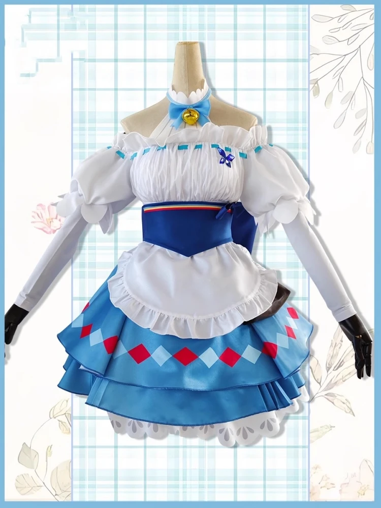 

Eyjafjalla Cosplay Game Arknights Anime Women Lovely Maid Outfit Apron Dress Halloween Comic-con Party Suit Full Set Pre-sale