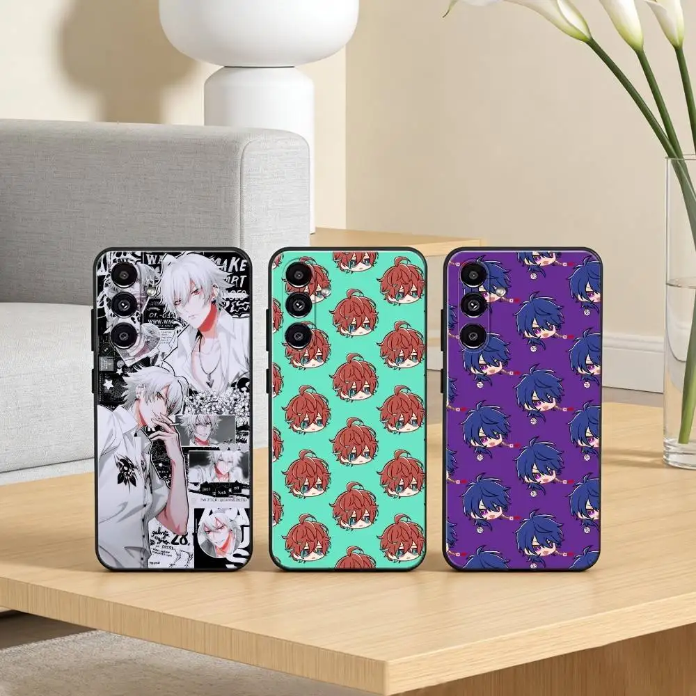 Funda para teléfono H-Hypnosis Mic para Samsung Galaxy A13,21s,22,31,32,52,53,71,72,73, cubierta negra suave
