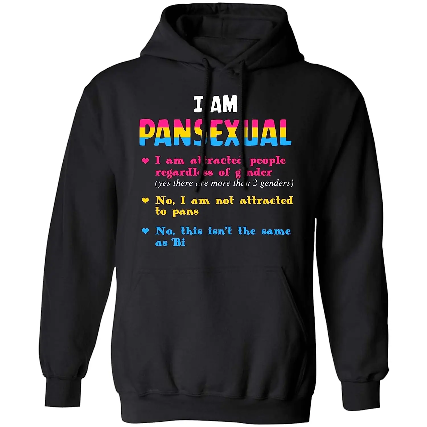 

Pansexual Definition Funny Gay Pride LGBT Pullover Hoodie 100% Cotton Comfortable Casual Unisex Fashion Streetwear