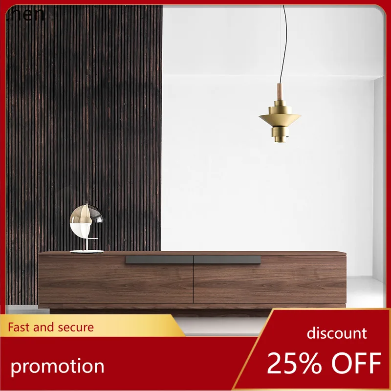 

ZML TV Cabinet and Coffee Table Set, All Solid Wood, Small Apartment Living Room Floor Cabinet, Storage Cabinet