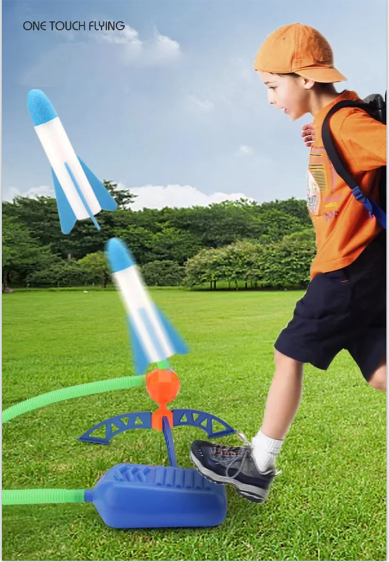 Men and Women Indoor and Outdoor Children Step on Rocket Artillery Launching Toys EVA Foam Outdoor Indoor Toys