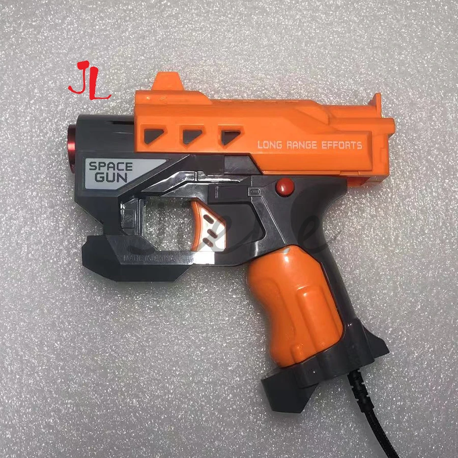 Pistolet świetlny MIni-USB do gier komputerowych, pistolet kosmiczny, symulator arkadowy TeknoParrot, akcesoria do gier z 4 czujnikami LED na