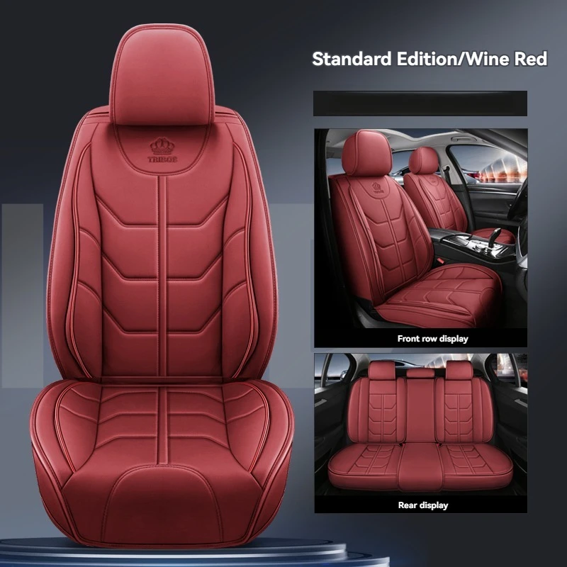 5 Seats Excellent Quality Nappa Leather Car Seat Cover For MG 3SW MG3 MG5 MGZS MG7 RX5 GS HS Four-season Available Cushion Cover