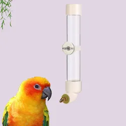 Fixable Bird Hamster Water Drinker Feeder Pet Bird Supplies Dispenser Bottle Drinking Cup Bowls For Pet Parrot Cage Toys