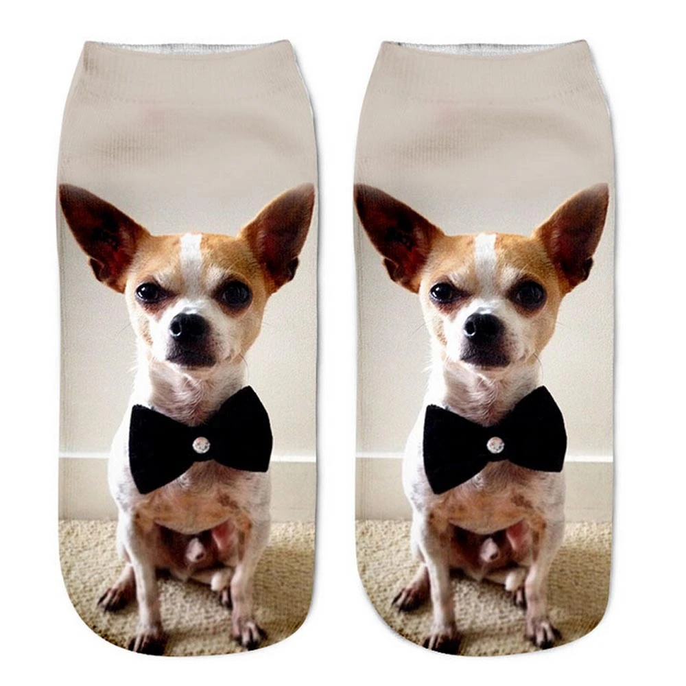 Neue 3D-Gedruckte Trendige Unisex Niedrige Knöchelsocken, Damen Casual Tier-Socken, Weihnachtsgeschenk, Dropshipping – Detail 17