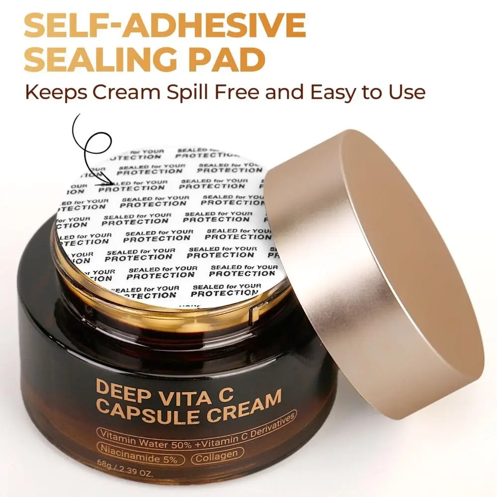 Collagene e niacinamide Deep Vita C Capsule Cream Anti Rughe Rassodante Crema Idratante Viso Gel Idratante Riparatore