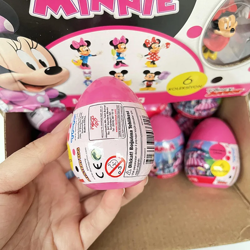 Disney tureMinnie Twisted Egg Blind Box, Jouets, Cadeau surprise, Figurine d'anime, Modèle, Cadeau d'anniversaire pour enfants, Kawaii