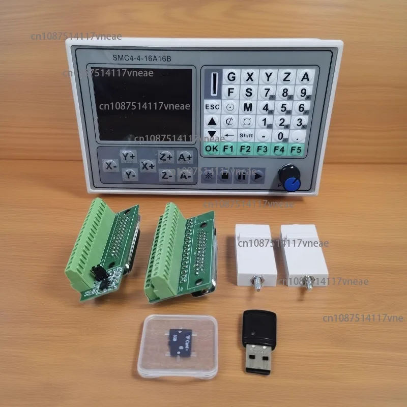 1 Pcs for TEBAK SMC4-4-16A16B Cnc Motion Controller 50KHZ 4-Axis Offline Control for Engraving Machine System