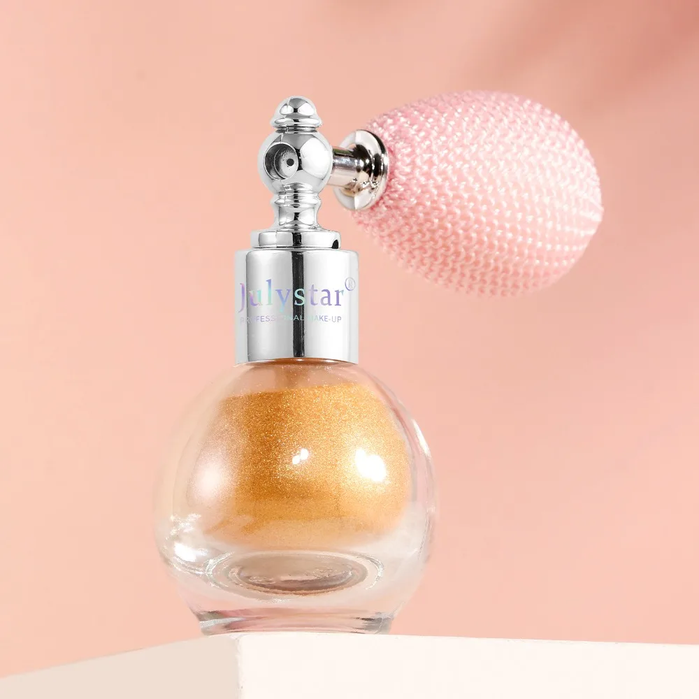 Highlighter-Spray für Gesicht und Körper, Schimmer, schweißfest, langlebig, für Bühnenparty-Make-up, strahlendes Finish, hübsche Make-up-Schönheit