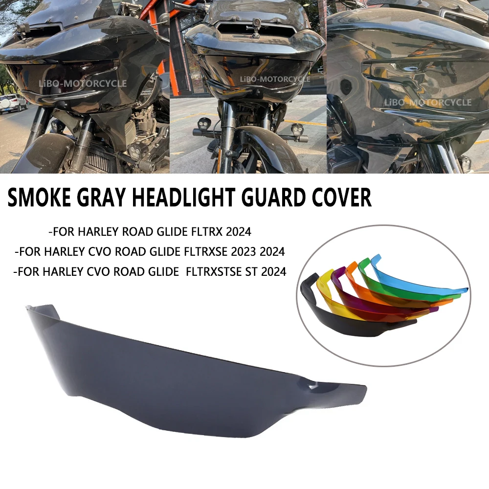 

Motorcycle Headlight Cover Guard Front Headlamp Protection Accessories For Harley CVO Road Glide FLTRXSE 2023 Road Glide ST 2024