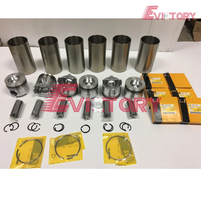 For Caterpillar engine overhaul kit  3116T 3116DITA 3116 piston + ring cylinder liner full gasket and bearing kit