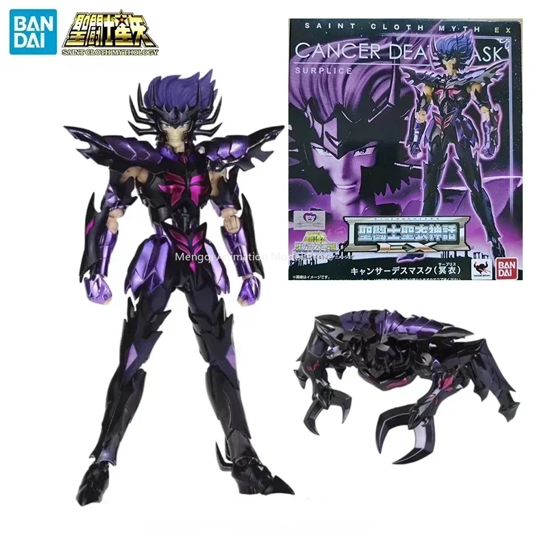 

In Stock BANDAI Holy Cloth Myth EX Cancer Death Mask Anime Character Model Children Toy Gift Collection