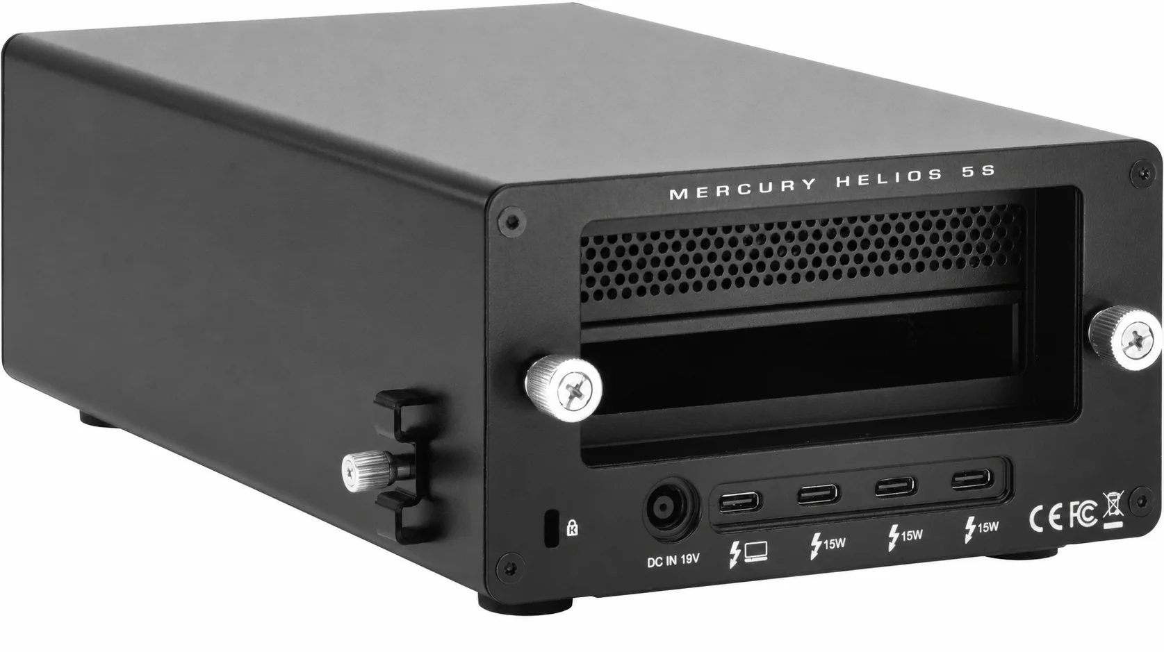 OWC Mercury Helios 5S Thunderbolt 5 80Gb/s PCIe and Connectivity Expansion, Thunderbolt 3 (Mac), Thunderbolt 4/5/USB4 Mac/PC