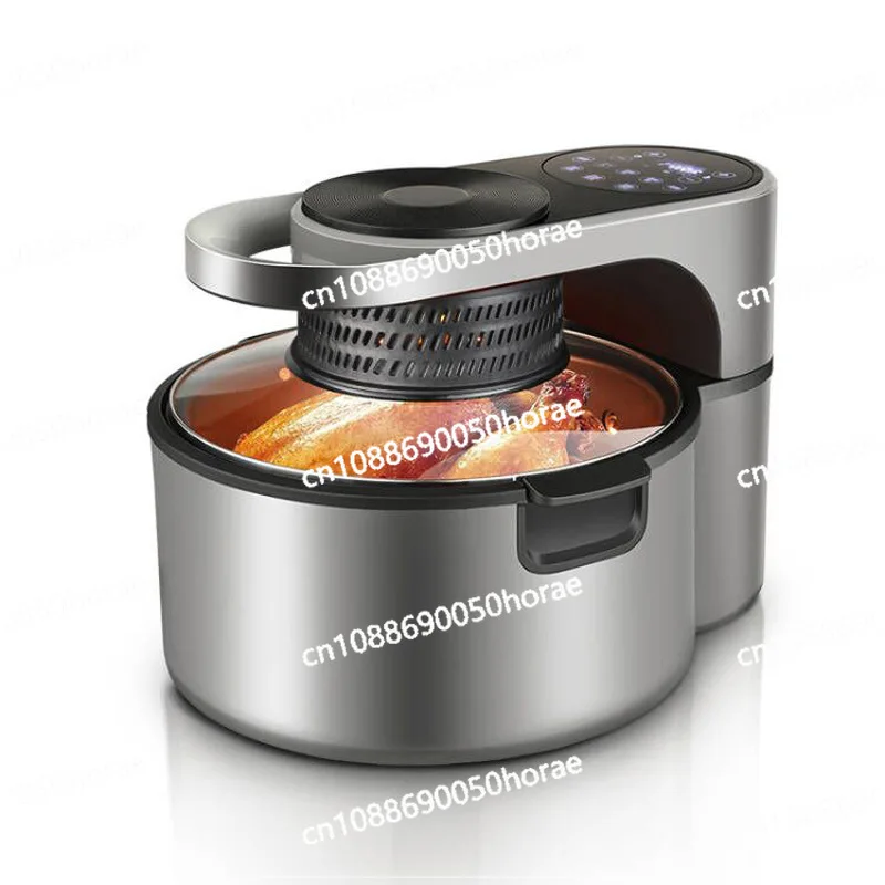 Home Multifunctional Intelligent 8L Large Capacity Electric Fryer, New Visual Air Fryer