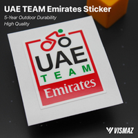 Team Emirates Bike Stickers  MTB Road Sticker Helmets Stickers Waterproof High Quality
