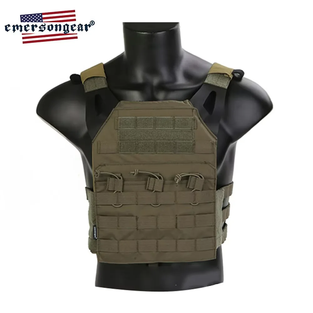 Emersongear Chaleco táctico JPC portaplacas Molle ligero