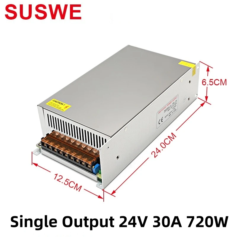 Switching Power Supply Transformer AC-DC Power Supply110V to 24V  220V To 24V 30A 720w SUSWE